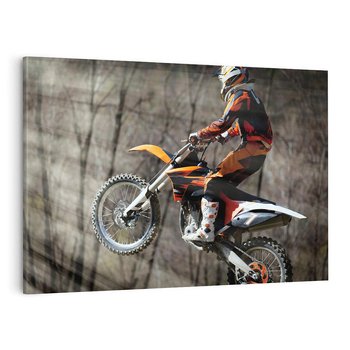 Obraz na płótnie 100x70 - Sportowy motocykl cross - motocykl, cross