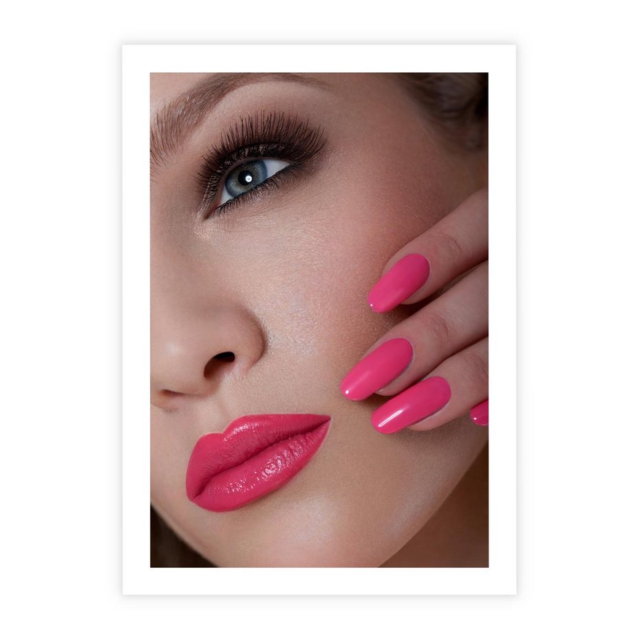 Plakat bez ramy 21x30 - Usta, manicure, spa: kobieca harmonia - usta, manicure