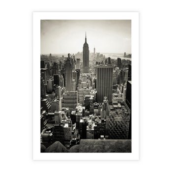Plakat bez ramy 21x30 - Dusza wielkiego miasta - Manhattan, Nowy Jork