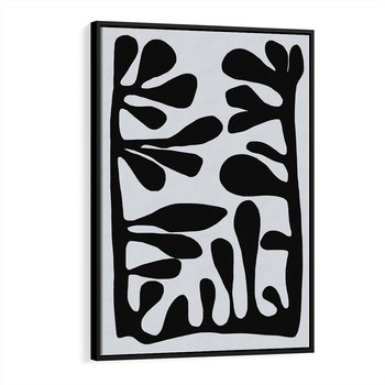 Obraz w ramie 70x100 - Taniec Kształtów - matisse, sztuka nowoczesna - rama czarna