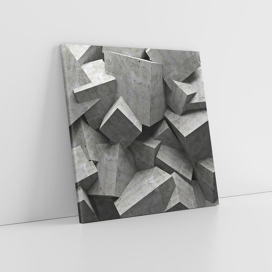 Obraz na płótnie 70x70 - Abstrakcja w Trzech Wymiarach - 3D, abstrakcja