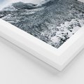 Plakat w ramie 40x50 - Góry Śnieżnej Krainy - góry, szczyty - rama biała