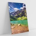 Obraz na płótnie 80x120 - Urok gór i jezior - góry, jezioro