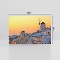 Obraz na płótnie 100x70 - magia greckiej wyspy - Grecja, Santorini