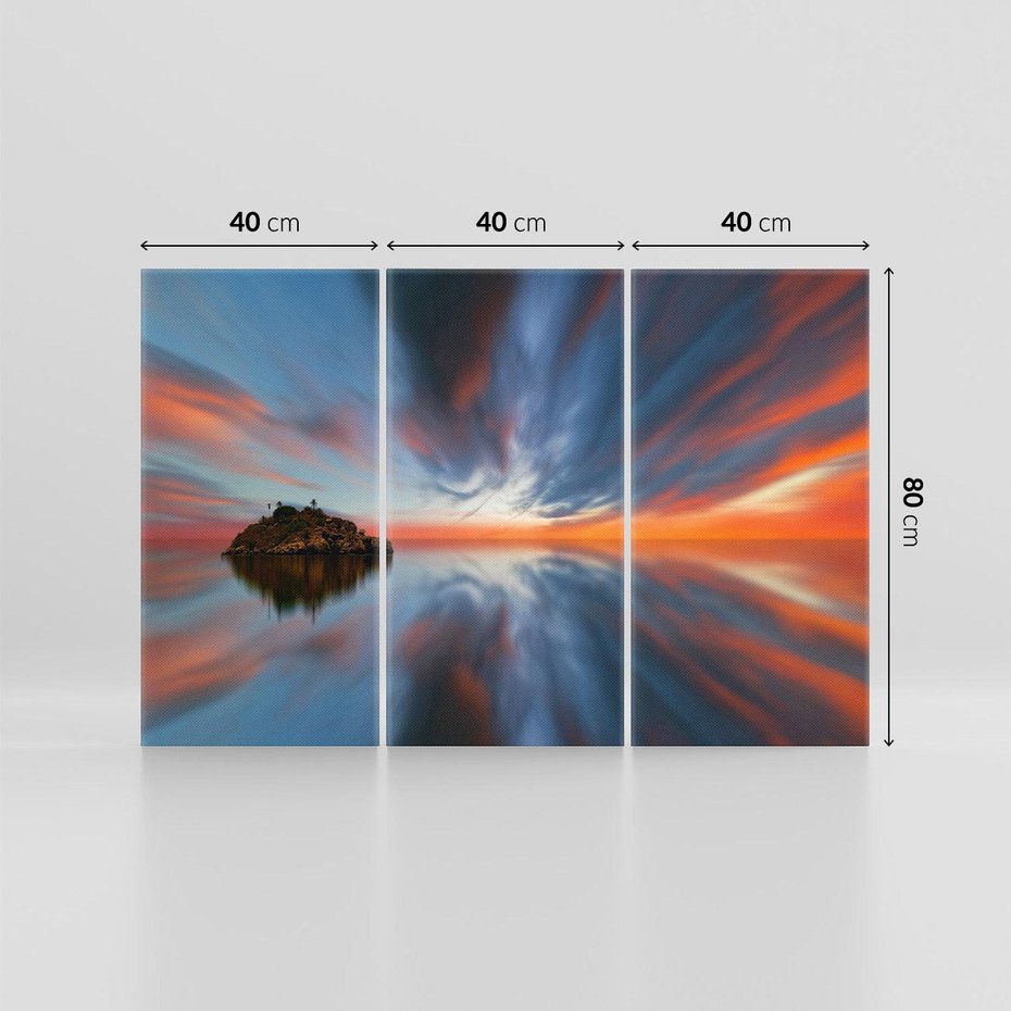 Obraz na płótnie 120x80 - Love - Sercem Do Ciebie - morze, woda