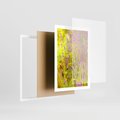 Plakat w ramie 50x70 - Delikatność natury - lawenda, kwiaty - rama biała