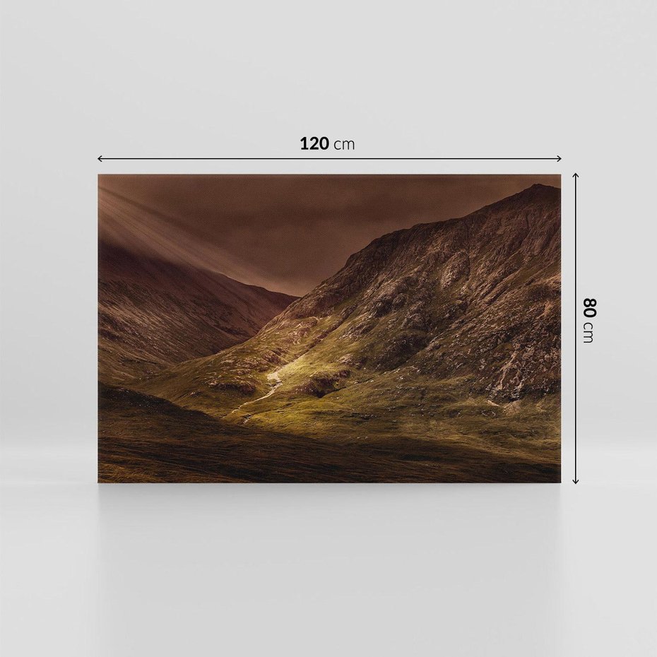 Obraz na płótnie 120x80 - Górska sceneria - góry, krajobraz