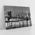 Obraz na płótnie 120x80 - Symbole Nowego Jorku - most, Nowy Jork