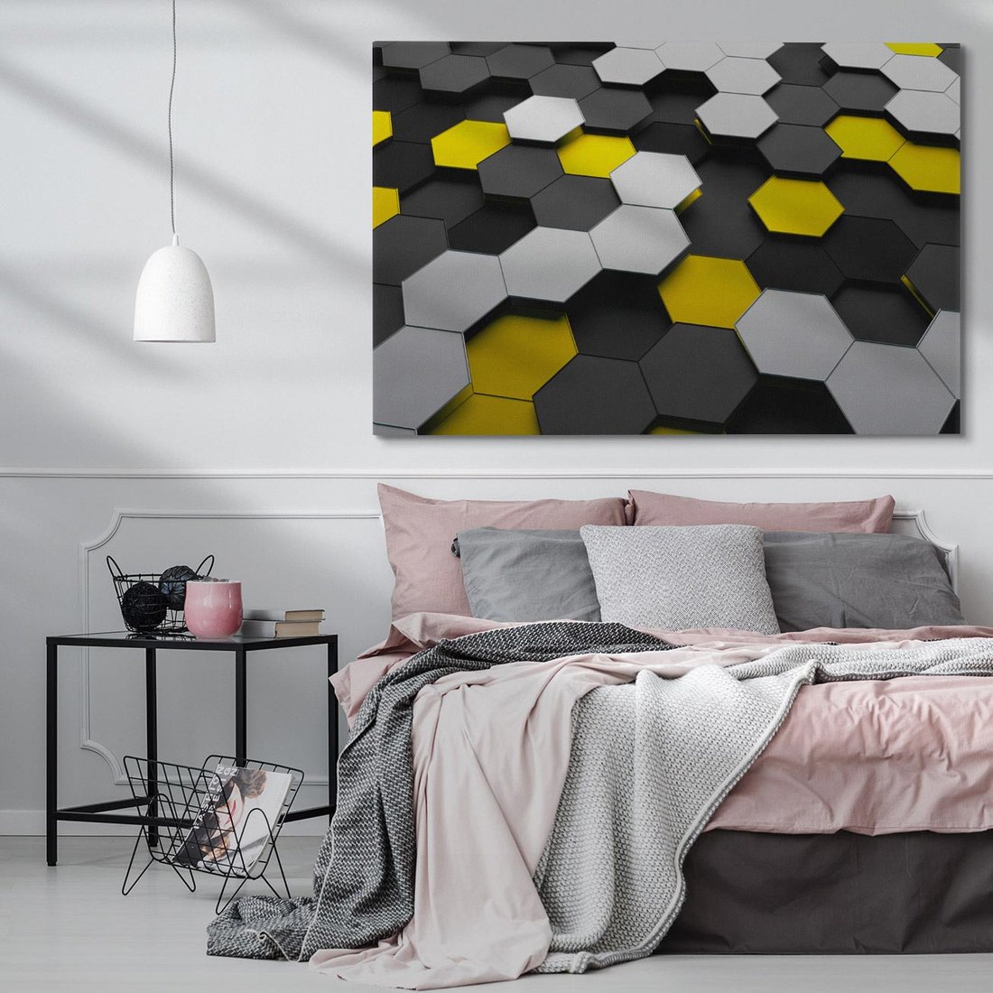 Obraz na płótnie 100x70 - Wymiar abstrakcji - 3D, abstrakcja