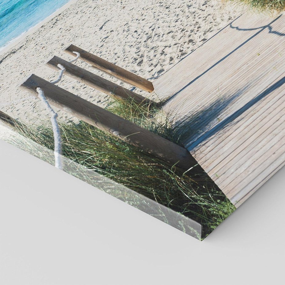 Obraz na płótnie 70x70 - Żywa Natura - plaża, morze