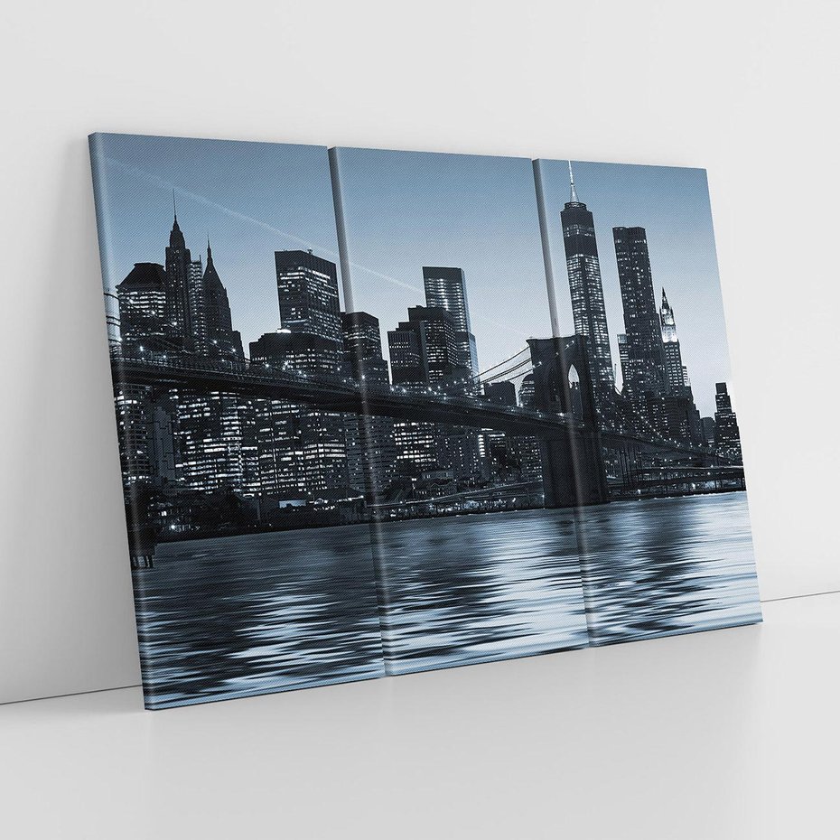 Obraz na płótnie 120x80 - Ikona Manhattanu: Most w Nowym Jorku - most, Nowy Jork