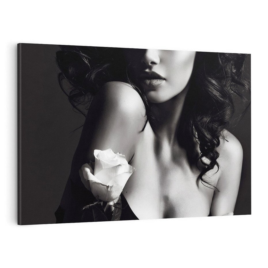 Obraz na płótnie 100x70 - Piękno kobiecego aktu uchwycone - kobieta, akt