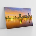 Obraz na płótnie 120x80 - miasto świateł - Miami, Floryda