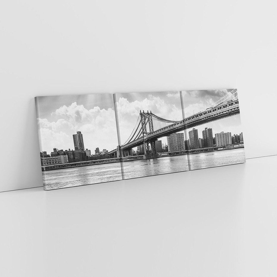 Obraz na płótnie 90x30 - Most w Mieście - most, miasto