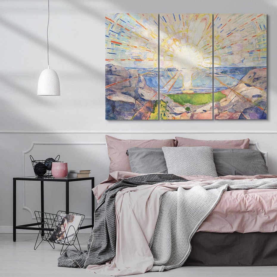 Obraz na płótnie 120x80 - "Solenintro" (1912-1913) Edvard Munch - Reprodukcja - reprodukcja, obraz na płótnie