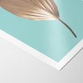 Plakat bez ramy 30x40 - Delikatna Harmonia - złote, liście