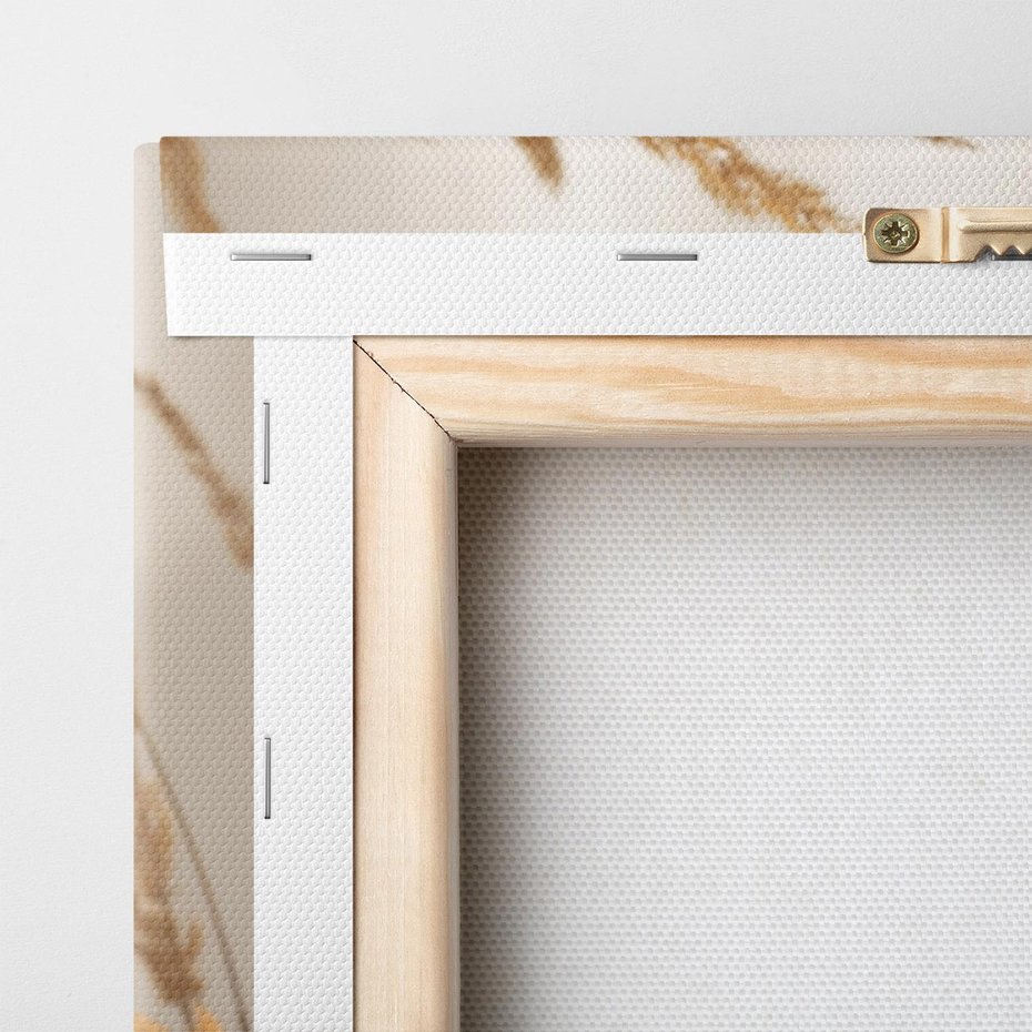 Obraz na płótnie 50x70 - Swobodne trawy boho - boho, suche