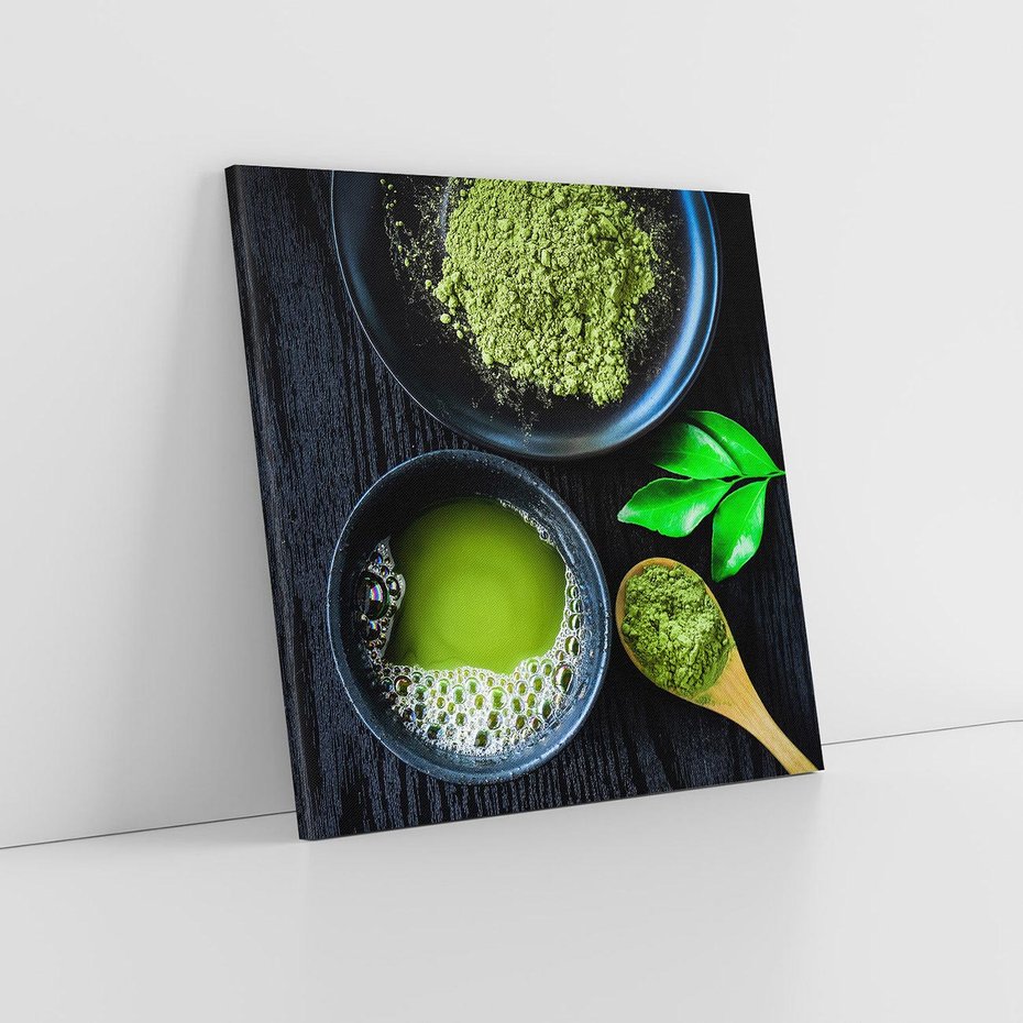 Obraz na płótnie 60x60 - Orientalna ceremonia herbaty - herbata, orient