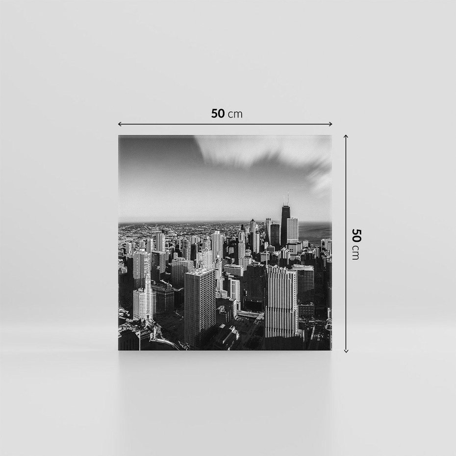 Obraz na płótnie 50x50 - Panorama miejska - miasto, panorama