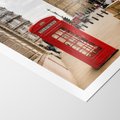 Plakat bez ramy 30x40 - Symbol Big Benu - Londyn, budka