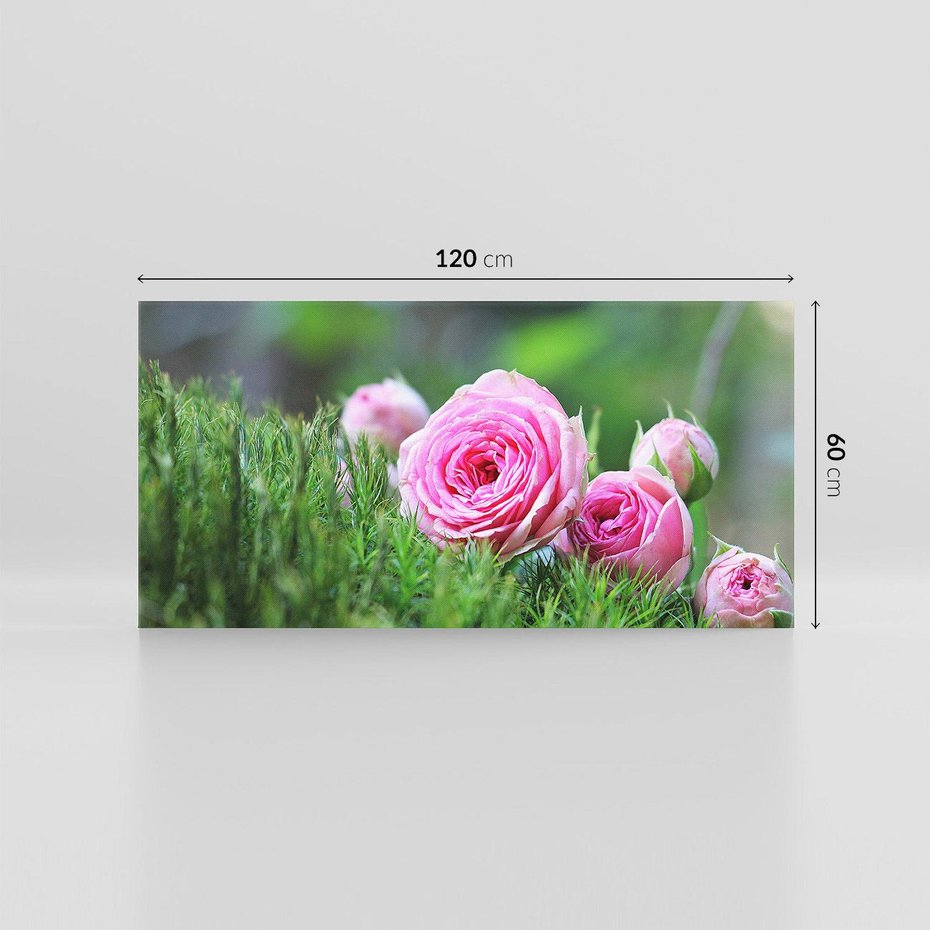 Obraz na płótnie 120x60 - Różane Ukojenie - róże, kwiaty