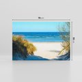 Obraz na płótnie 70x50 - Spokój nad brzegiem morza - plaża, morze
