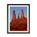 Plakat w ramie 50x70 - Wielki Kanion - majestat pustyni - Wielki Kanion, pustynia - rama czarna