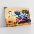 Obraz na płótnie 70x50 - Adrenalina na Torze Rajdowym - rajdy, samochodowe
