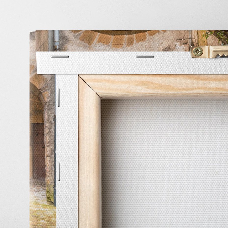 Obraz na płótnie 120x80 - tajemnicze przejście - uliczka, miasto