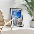 Plakat bez ramy 21x30 - Uroki Santorini we Włoszech - Santorini, Włochy