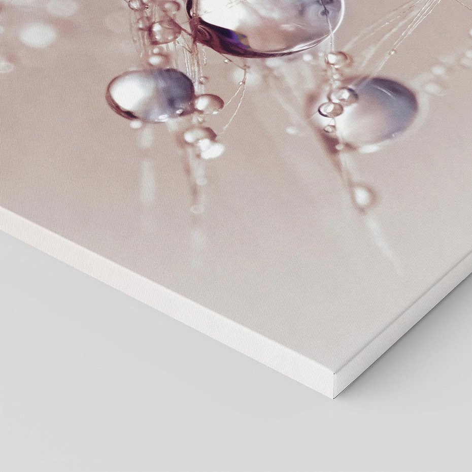 Obraz na płótnie 120x80 - Delikatne Natchnienie - krople, dmuchawce