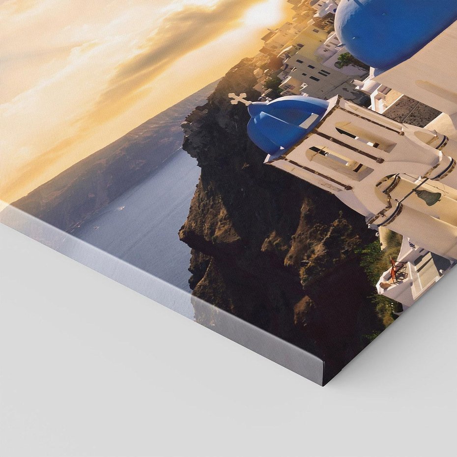 Obraz na płótnie 70x50 - Błękitna oaza w Grecji - Santorini, Grecja