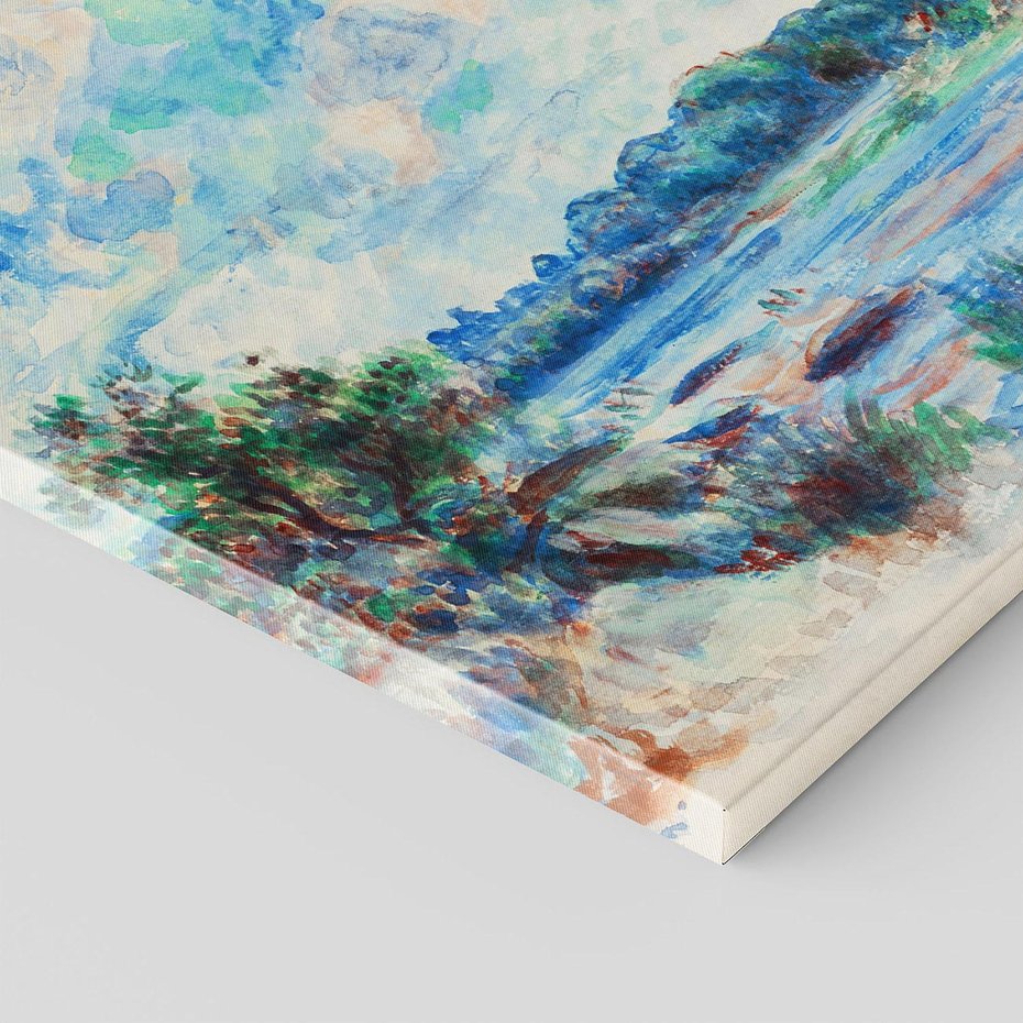 Obraz na płótnie 30x30 - Pejzaż w Pont-Aven (1892), Pierre'a-Auguste Renoir - Reprodukcja - reprodukcja, obraz na płótnie