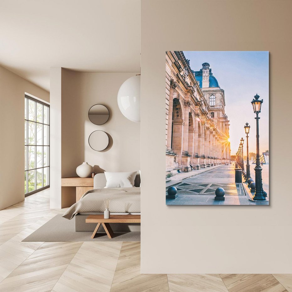 Obraz na płótnie 80x120 - Magiczne spacery - uliczka, perspektywa