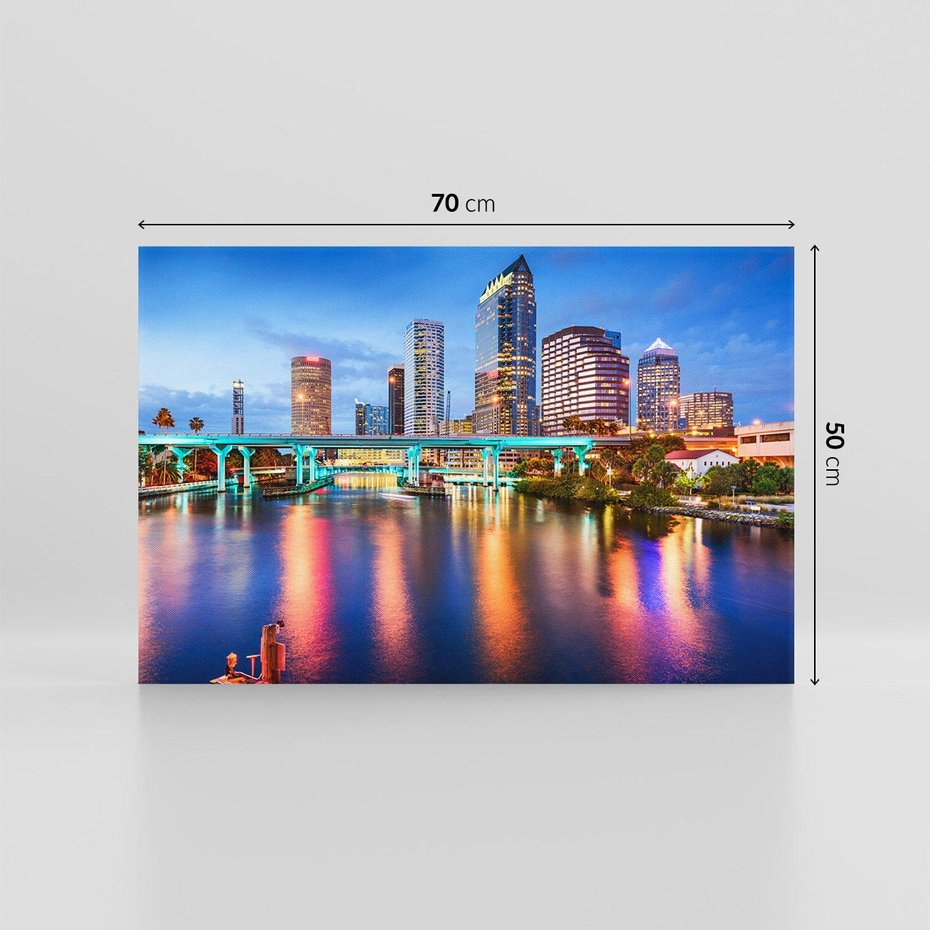 Obraz na płótnie 70x50 - Perła Florydy USA - Tampa, Floryda