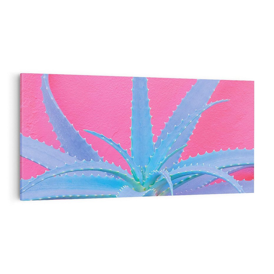 Obraz na płótnie 100x50 - Piękno Pustyni - kaktusy, liście