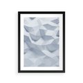 Plakat w ramie 30x40 - Trójwymiarowa geometria - geometria, 3d - rama czarna