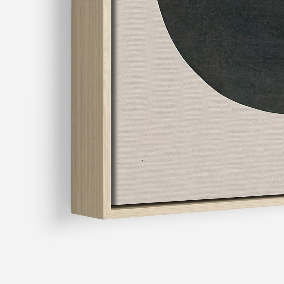 Obraz w ramie 80x120 - Podróżne Refleksyjne Odbicia - abstrakcyjny obraz, kolory ciepłe - rama drewno