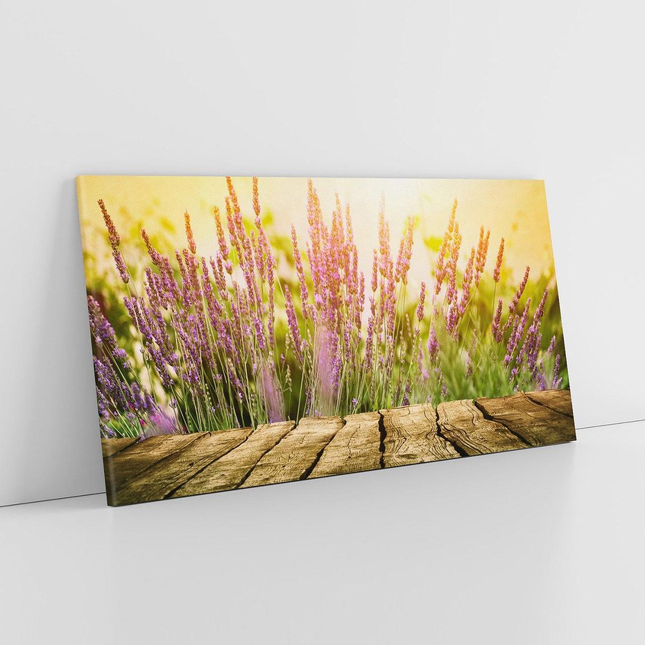 Obraz na płótnie 120x60 - Delikatność i Urok - lawenda, kwiat