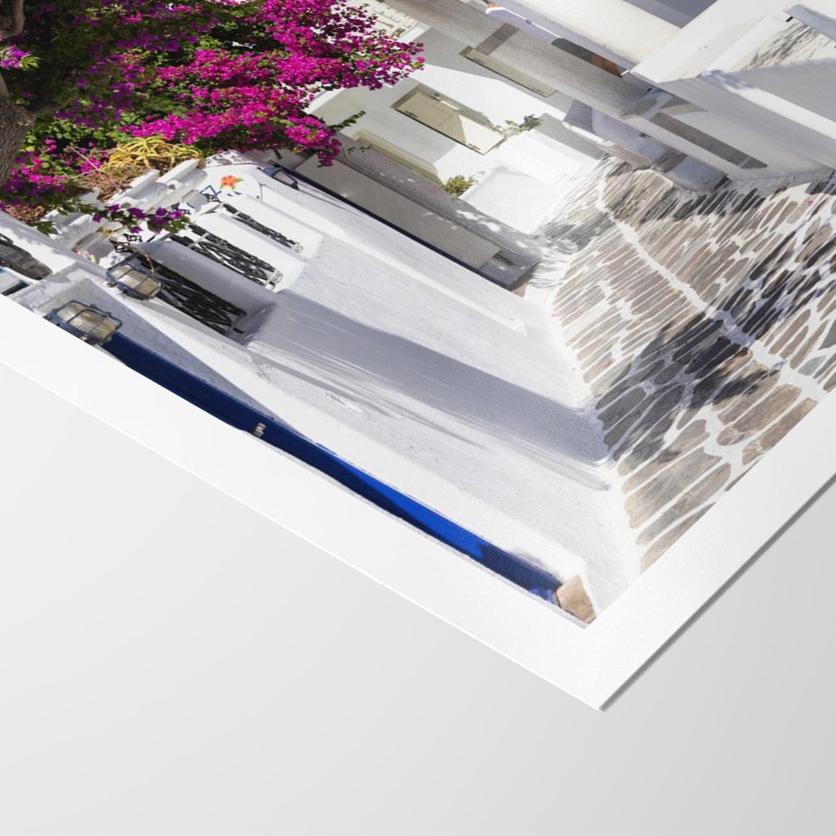 Plakat bez ramy 30x40 - Mroczna Tajemnica - uliczka, perspektywa