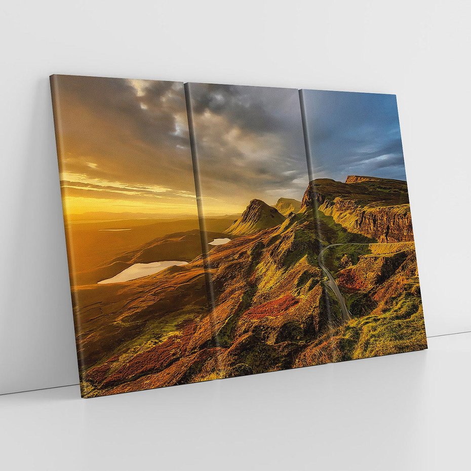 Obraz na płótnie 120x80 - Idylla górskiego krajobrazu - krajobraz, góry