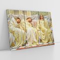Obraz na płótnie 120x80 - "Marzyciele" (1850-1882) Albert Joseph Moore - Reprodukcja - reprodukcja, obraz na płótnie