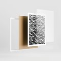 Plakat w ramie 50x70 - Odkryj głębię sztuki - graficzne, 3D - rama biała