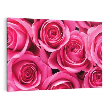 Obraz na płótnie 120x80 - Romantyczne róże w pełnym rozkwicie - róże, kwiaty