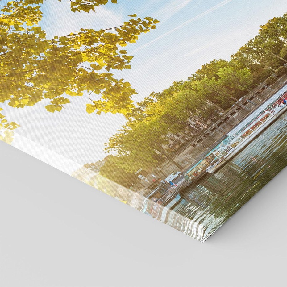 Obraz na płótnie 120x80 - Romantyczny Paryż pod Wieżą Eiffla - Paryż, Wieża