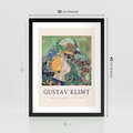 Plakat w ramie 30x40 - Sztuka z Reprodukcją G. Klimta - Gustav Klimt, reprodukcja - rama czarna