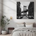 Obraz na płótnie 50x50 - Ikona Miasta - Nowy Jork, most