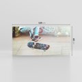 Obraz na płótnie 120x60 - Skateboardowe Rytmy na Desce - deskorolka, skateboard