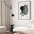 Plakat bez ramy 30x40 - Abstrakcyjne Plamy w Akwareli - abstrakcyjne akwarelowe plamy