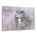 Obraz na płótnie 70x50 - Sztuka abstrakcyjna: Pies - sowa, sztuka